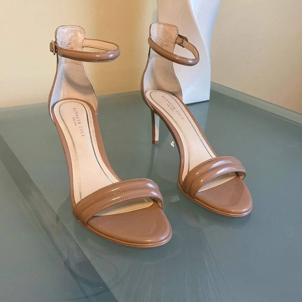 Kenneth Cole Heeled Sandals with Ankle Strap Size 9.5